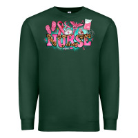 Sports Green breast cancer nurse Premium Sweatshirt - AdoDesignShop