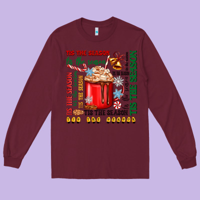 Tis The Season Long Sleeve Tee Designed By Zillion Design Studio