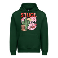 Forest Green stuck on you Urban Hoodie - MaliasSmallBusiness