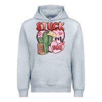 Heather Grey stuck on you Urban Hoodie - MaliasSmallBusiness