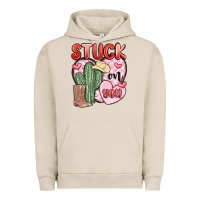 Pigment French Oak stuck on you Urban Hoodie - MaliasSmallBusiness