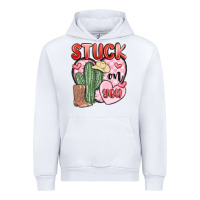 White stuck on you Urban Hoodie - MaliasSmallBusiness