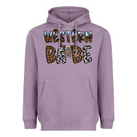 Lavender western babe Heavyweight Hoodie - CowhideDigitalArt