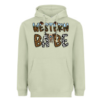 Matcha western babe Heavyweight Hoodie - CowhideDigitalArt
