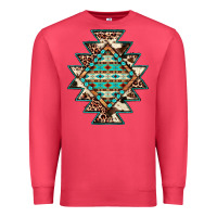 Cardinal cowhide leopard gemstone aztec Premium Sweatshirt - JahusDesignShop