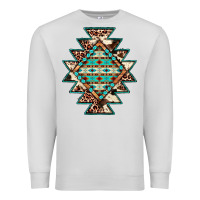 Dove Grey cowhide leopard gemstone aztec Premium Sweatshirt - JahusDesignShop