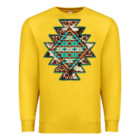 Lemon cowhide leopard gemstone aztec Premium Sweatshirt - JahusDesignShop