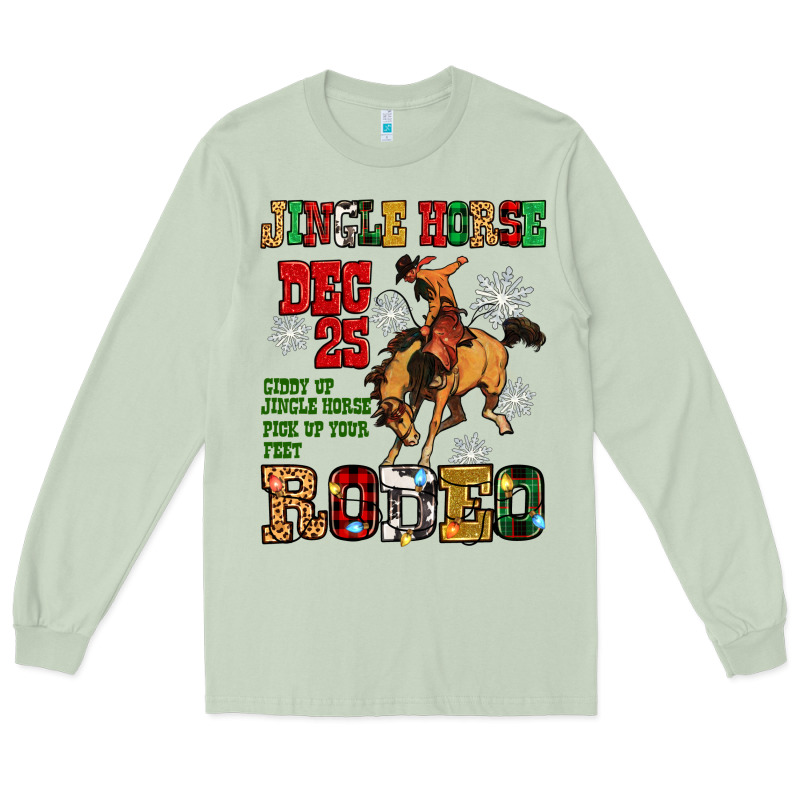 Jingle Horse Dec 25 Giddy Jingle Horse Pick Up Fee Long Sleeve Tee by Zillion Design Studio | Teevron