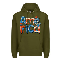 Army Green america Premium Hoodie - MaliasSmallBusiness
