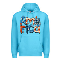 Ocean Blue america Premium Hoodie - MaliasSmallBusiness
