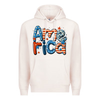 Pale Pink america Premium Hoodie - MaliasSmallBusiness