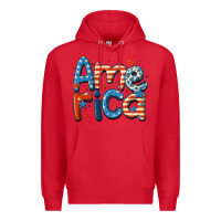 Red america Premium Hoodie - MaliasSmallBusiness