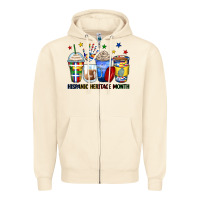 Sandshell hispanic heritage month coffee cups Zipper Hoodie - Zillion Design Studio