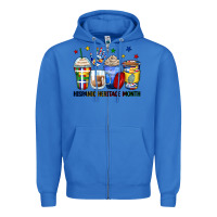 True Royal hispanic heritage month coffee cups Zipper Hoodie - Zillion Design Studio