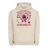 Pigment French Oak teaching sweethearts Urban Hoodie - MaliasSmallBusiness
