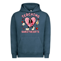 Pigment Midnight Navy teaching sweethearts Urban Hoodie - MaliasSmallBusiness