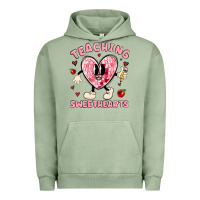 Pigment Oil Green teaching sweethearts Urban Hoodie - MaliasSmallBusiness