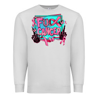 Dove Grey fuck cancer Premium Sweatshirt - AdoDesignShop