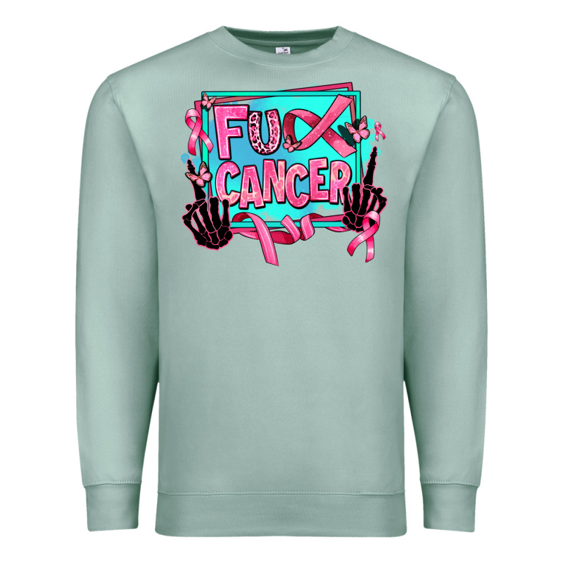 Fuck Cancer Premium Sweatshirt by AdoDesignShop | Teevron