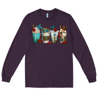 Plum faith coffee cups Long Sleeve Tee - texasbilliewilder
