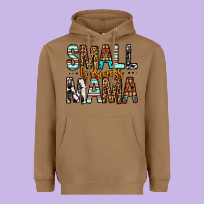 Small Business Mama Heavyweight Hoodie Designed By Fadigitalartstudio