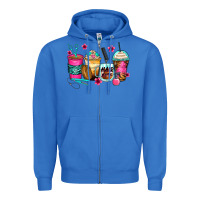 True Royal hairstylist coffee cups Zipper Hoodie - Zillion Design Studio