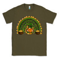 Army Green st patricks day rainbow Classic Tee - RanaPortraitStore