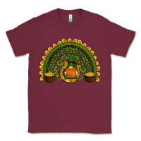 Burgundy st patricks day rainbow Classic Tee - RanaPortraitStore