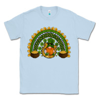 Dusty Blue st patricks day rainbow Classic Tee - RanaPortraitStore