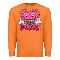 Carrot hey cancer with middle fingers Premium Sweatshirt - AdoDesignShop