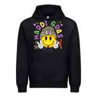 Black mardi gras vibes Urban Hoodie - MaliasSmallBusiness