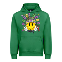 Emerald mardi gras vibes Urban Hoodie - MaliasSmallBusiness