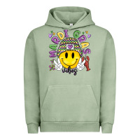 Pigment Oil Green mardi gras vibes Urban Hoodie - MaliasSmallBusiness