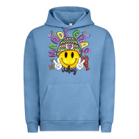 Pigment Pebble Blue mardi gras vibes Urban Hoodie - MaliasSmallBusiness