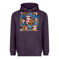 Plum 4th of july indian headdress seamless pattern Heavyweight Hoodie - HRA Design Shop
