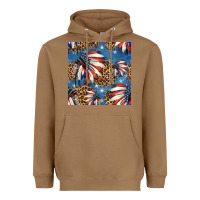 Toasted Coconut 4th of july indian headdress seamless pattern Heavyweight Hoodie - HRA Design Shop