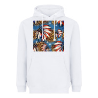 White 4th of july indian headdress seamless pattern Heavyweight Hoodie - HRA Design Shop