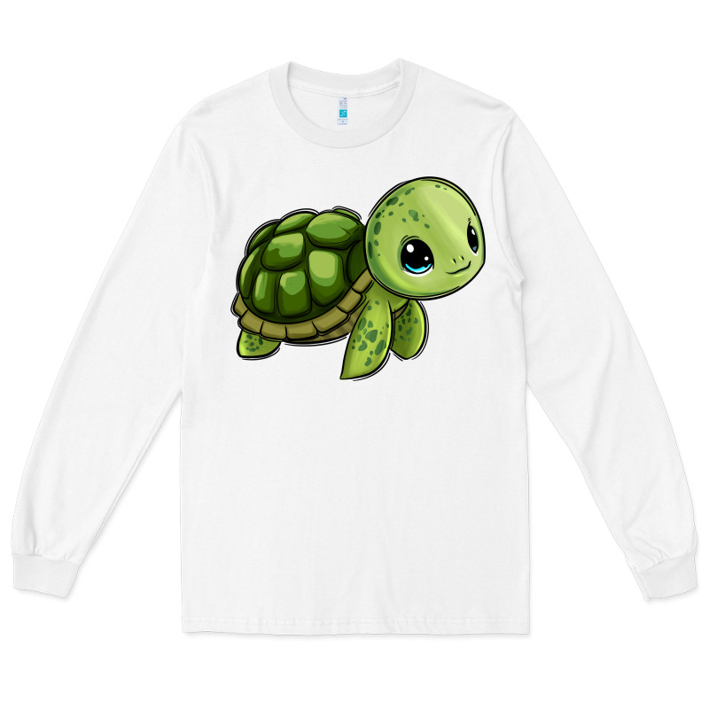 Cute Turtle Long Sleeve Tee by Zillion Design Studio | Teevron