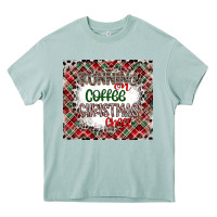 Arona Running on Coffee And Christmas Heavy Core Tee - CowhideDigitalArt