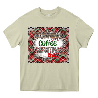 Mossy Running on Coffee And Christmas Heavy Core Tee - CowhideDigitalArt