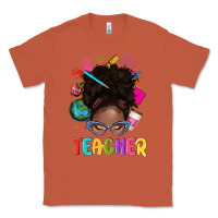 Copper teacher afro messy bun Classic Tee - texasbilliewilder