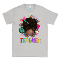 Moon Dust teacher afro messy bun Classic Tee - texasbilliewilder