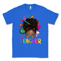 True Royal teacher afro messy bun Classic Tee - texasbilliewilder