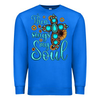 True Royal then sings my soul cross Premium Sweatshirt - JahusDesignShop