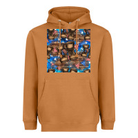 Meerkat 4th of juky veteran boots seamless pattern Heavyweight Hoodie - HRA Design Shop
