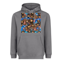 Storm 4th of juky veteran boots seamless pattern Heavyweight Hoodie - HRA Design Shop