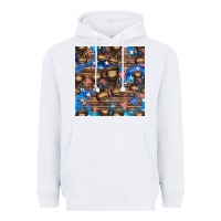 White 4th of juky veteran boots seamless pattern Heavyweight Hoodie - HRA Design Shop