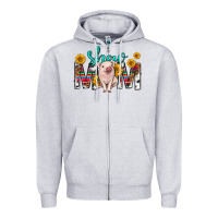 Heather Grey show mom mothers day Zipper Hoodie - texasbilliewilder