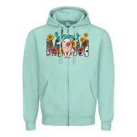 Seafoam show mom mothers day Zipper Hoodie - texasbilliewilder