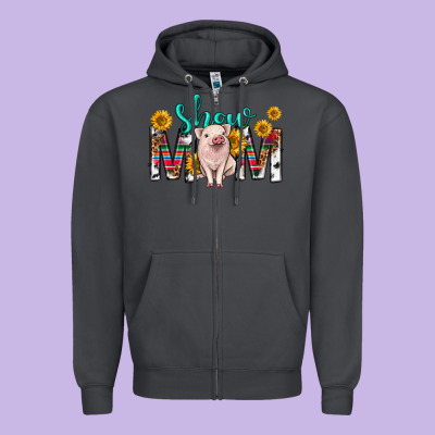 Show Mom Mothers Day Zipper Hoodie Designed By Texasbilliewilder